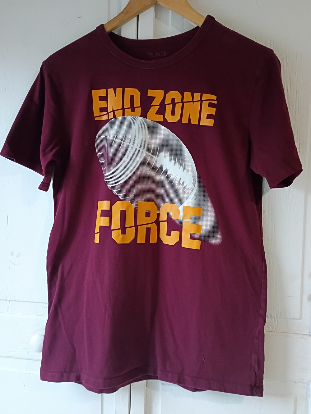 Place Junior's Maroon Graphic Logo Tee